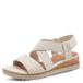 Jana Wedge/Plat Sandalen, veganistisch, voor dames