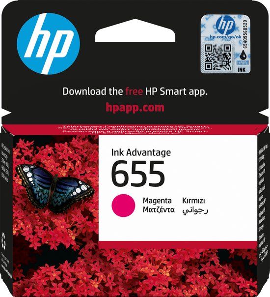 HP 655 Magenta Ink Cartridge - CZ111AE