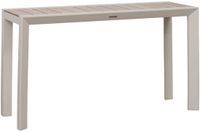 Hespéride Tuintafel voor 2 personen van aluminium met houtlook ÉVASION