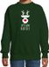Bellatio Decorations Kersttrui/Sweater voor Kinderen - Team Rudolf - Groen - 98/104