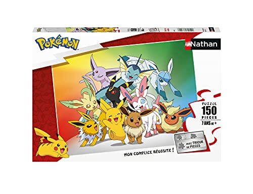 Nathan Puzzel 150 delen Evoli en zijn Evolutions/Pokémon kinderen, 4005556860302