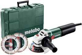 Metabo WQ 1100-125 Haakse slijper in koffer incl. 2 diamantzaagbladen - 1100W - 125mm