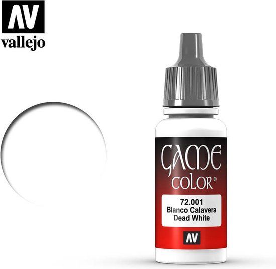Vallejo Game Color - Dead White - 18ml Acrylic Paint