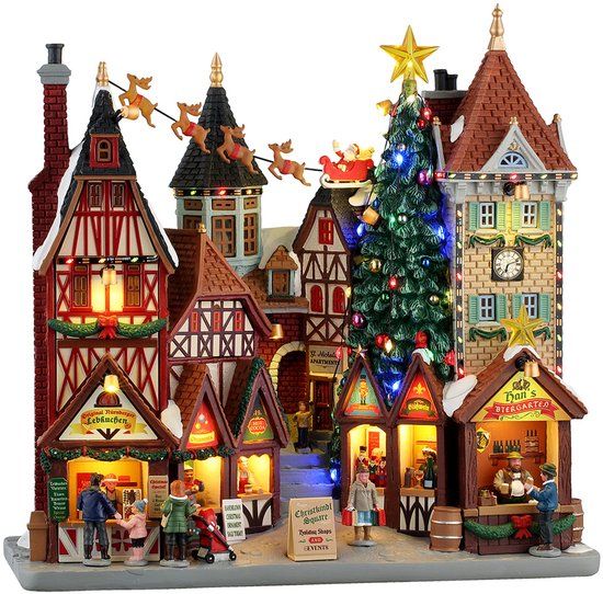Lemax Christkindl Square Façade