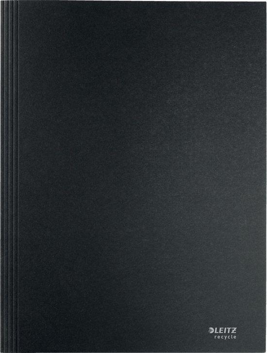 Leitz Recycle 3-Klepsmap A4 - 100% Gerecycled Karton - Zwart