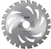 kwb 135 mm cirkelzaagblad, Made in Germany, glad snijden, ideaal voor draadloos gereedschap, veelzijdig voor metaal, hout en kunststoffen