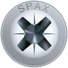 Spax Universeel schroef, 4 x 17 mm, 2000 stuks, volledig schroefdraad, achterwand schroef, kruiskop Z2, 4CUT, WIROX - 0281010400172