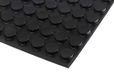 RS PRO Zelfklevende voeten, lijm, cilindrisch, 5,1 mm, zwart, ø 19,8 mm, PUR, 65,6 °C max, verpakking van 42 stuks