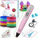 Fleau Stylo 3D Kit de démarrage Rose L