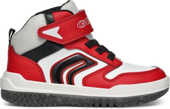 GEOX J BUZZERLIGHT BOY Unisex Sneakers - RED/WHITE - Maat 33 - Herfst/Winter 2024