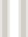 Thema Behang met klassieke brede strepen - Wit/Beige - Vliesbehang - 0,53 x 10,05 M.