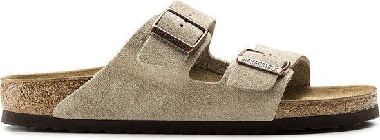 Birkenstock Arizona Dames Slippers - Taupe - Maat 40 - Lente/Zomer 2024