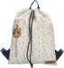 Zebra Trends Buddies Zwemtas - Gymtas - Rugzak - Rugtas - Trekkoord - Kids - Jongens - Meiden - Beige