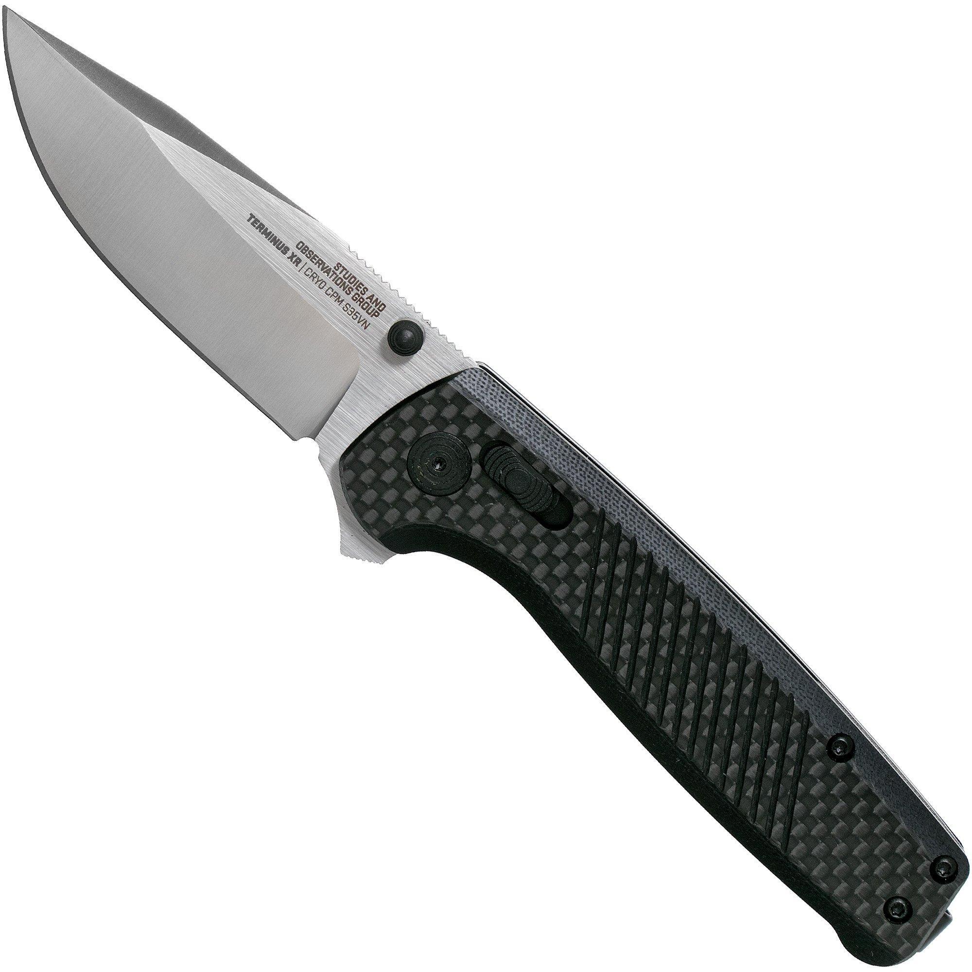 SOG Terminus XR CPM S35VN Carbonfiber G10, TM1025 zakmes