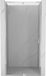 Mexen Exo porte de douche battante 100 cm, verre transparent, chrome