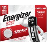 Energizer CR2032 batterijen, lithium knoopcel, 12 stuks (Amazon Exclusive)
