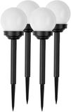 Ilumen Illumen Solar lamp witte bol 4 stuks LS-102