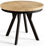 ALPİ Lancelot Ronde Tafel Uitschuifbare, Eettafel, Diameter 100 cm - 200 cm, Verzameling Evo