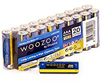 IRIS OHYAMA Woozoo® by Ohyama, AAA-alkaline batterijen (stuk van 20), 1,5 V, 1250 mAh, langdurig vermogen, 10 jaar houdbaarheid - Dry Cell Battery LR03-AAA - Geel