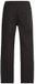 Solid Plissé elastische broek zwart M