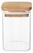 Pot en verre emballage pour produits en vrac - pot de stockage - 200 ml - avec couvercle et joint