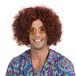 Bristol Novelty BW283 Hippie pruik voor heren, bruin/zwart, eenheidsmaat