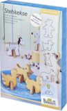 Birkmann Sta-koekjes Uitsteekset Dieren - Vertind - 7cm - 5 delig