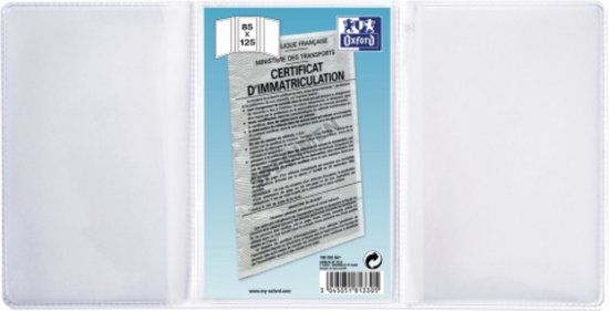 Oxford 100202657 map PVC Transparant