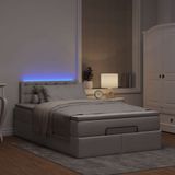 Maison Exclusive - Cadre de lit ottoman avec matelas taupe, 120x200 cm, textile