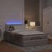 Maison Exclusive - Cadre de lit ottoman avec matelas taupe, 120x200 cm, textile