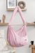 Teppichhome24 Complete babywiegset met witte sterren, roze kleur