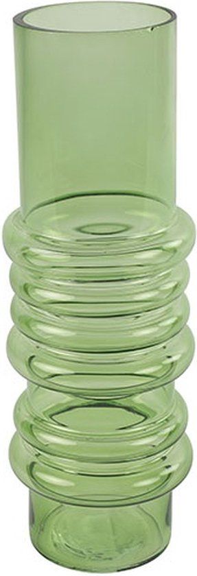 Countryfield Vaas Marci glas l.groen 11x11x32cm