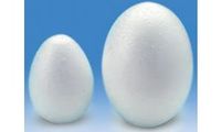 GLOREX piepschuim ei, wit, 12 x 12 x 5 cm