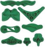 Städter Stempelset Ornament - 7-delig - Groen - Kunststof