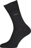 Hugo Boss BOSS George uni (1-pack) - herensokken katoen - antraciet grijs