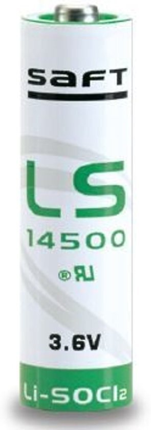 Saft 10x LS14500 / AA Lithium batterij 3.6V