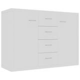 VidaXL Dressoir 88x30x65 cm bewerkt hout wit