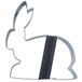 Staedter Lying Rabbit Cookie Cutter, Zilver