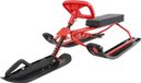 Guidable sled - Sled with steering - Load capacity up to 100 kg - Steel frame - 50 cm - Suitable for children and adults - Red