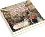 Anton Pieck Kerstkaartenmapje - Paard en koets - Winter tafereel
