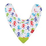Nûby Bandana-slabbetje met bijtring aan de rand, 3 m, groen