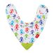 Nûby Bandana-slabbetje met bijtring aan de rand, 3 m, groen