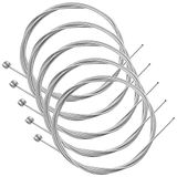 cyclingcolors 5 x remkabel voor fiets, MTB, BMX, stad, 2 m, 1,5 mm, staal, verzinkt, 5 stuks