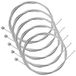 cyclingcolors 5 x remkabel voor fiets, MTB, BMX, stad, 2 m, 1,5 mm, staal, verzinkt, 5 stuks