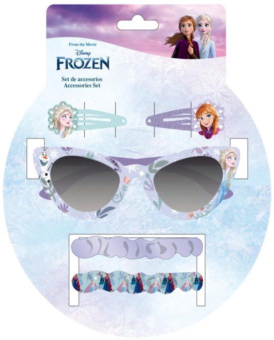 CERDÁ Disney Frozen zonnebrillen en haaraccessoires set