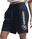 Superdry Code Sl Applique Boy Korte Broek Blauw XS Vrouw