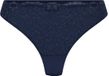 Hunkemöller Dames Lingerie String Marine - Blauw - maat L