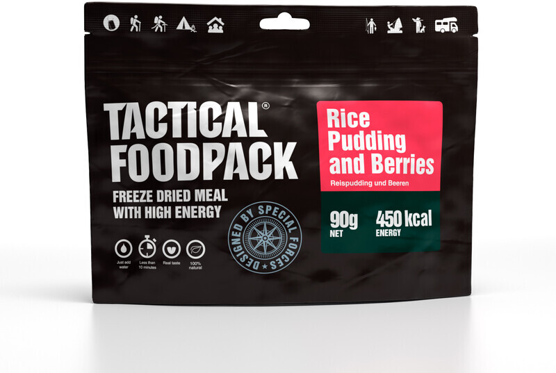 Tactical Foodpack Freeze Dried Meal 90g, Rice Pudding and Berries