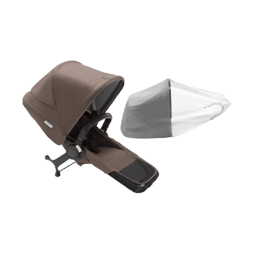 Bugaboo Donkey 5 Mineral Duo Uitbreidingsset Compleet Taupe bruin
