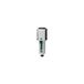 Microfilter RIEGLER Microfilter »FUTURA« met pc-houder en beschermmand, 0,01 μm, BG 4, G 1, PE 1,5-16 bar, temp. -10 °C tot 50 °C, condensafvoer HA